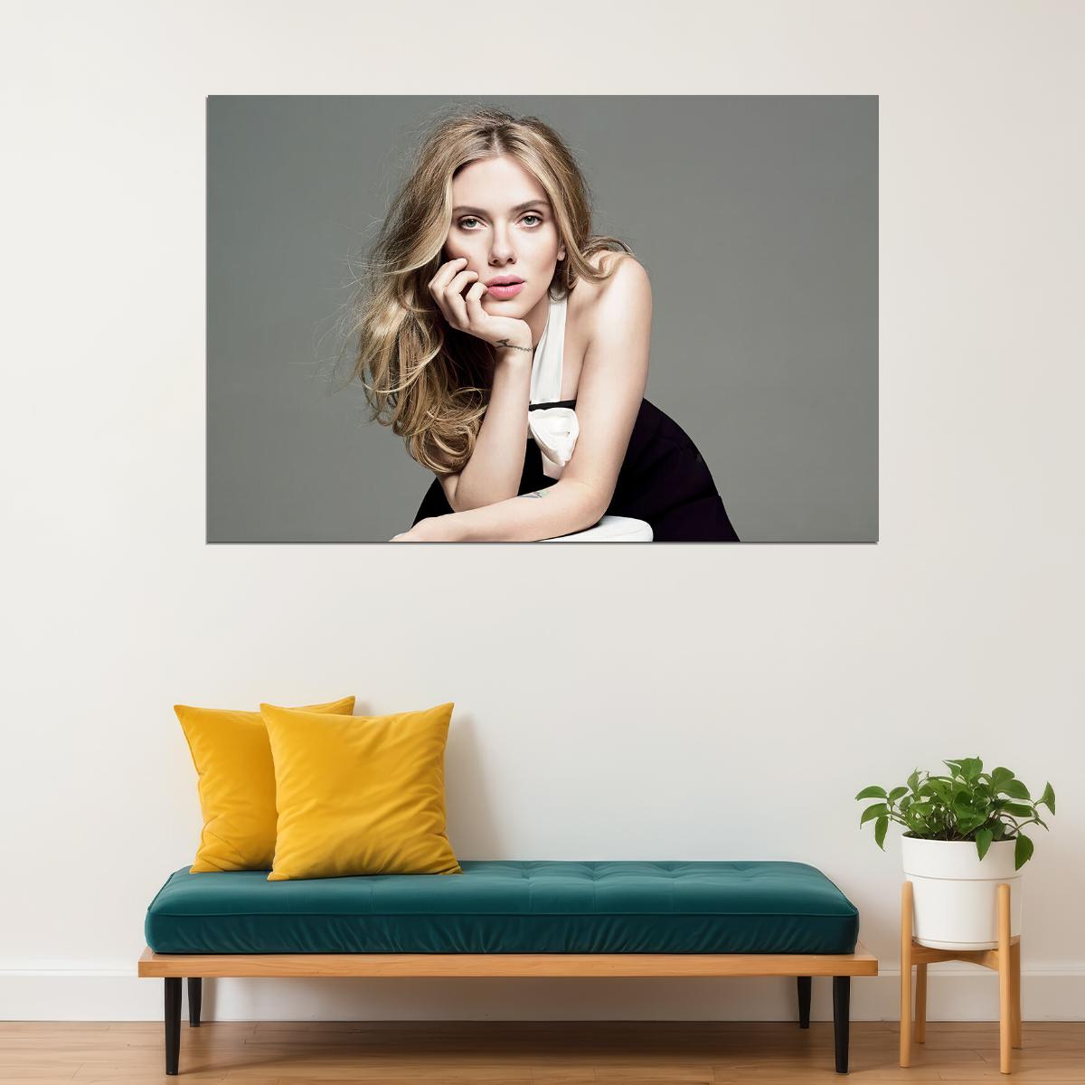 Scarlett Johansson Award Winner American Actor Poster Wall Art Print Home Wall Decor