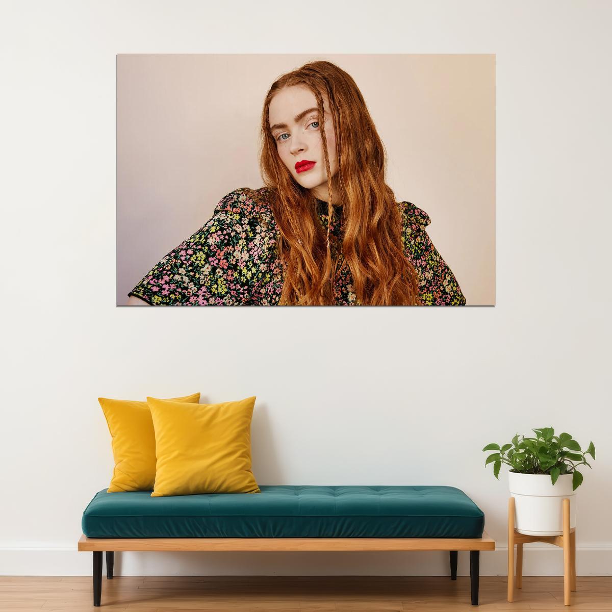Sadie Sink American Actress And Artist Poster Wall Art Print Home Wall Decor
