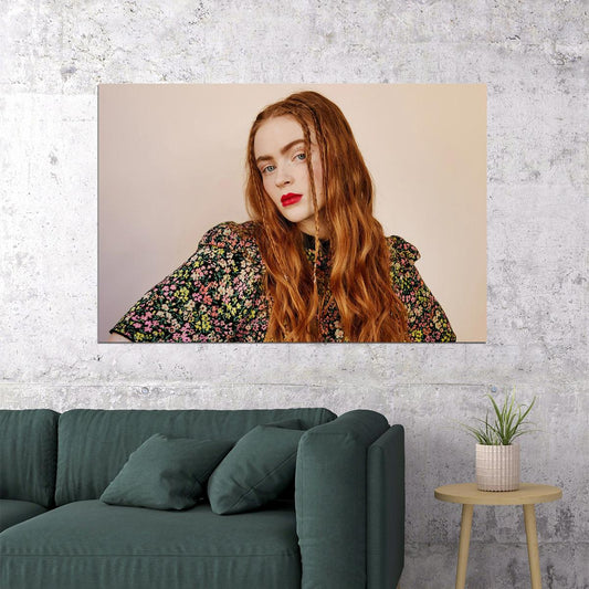 Sadie Sink American Actress And Artist Poster Wall Art Print Home Wall Decor - xonomax