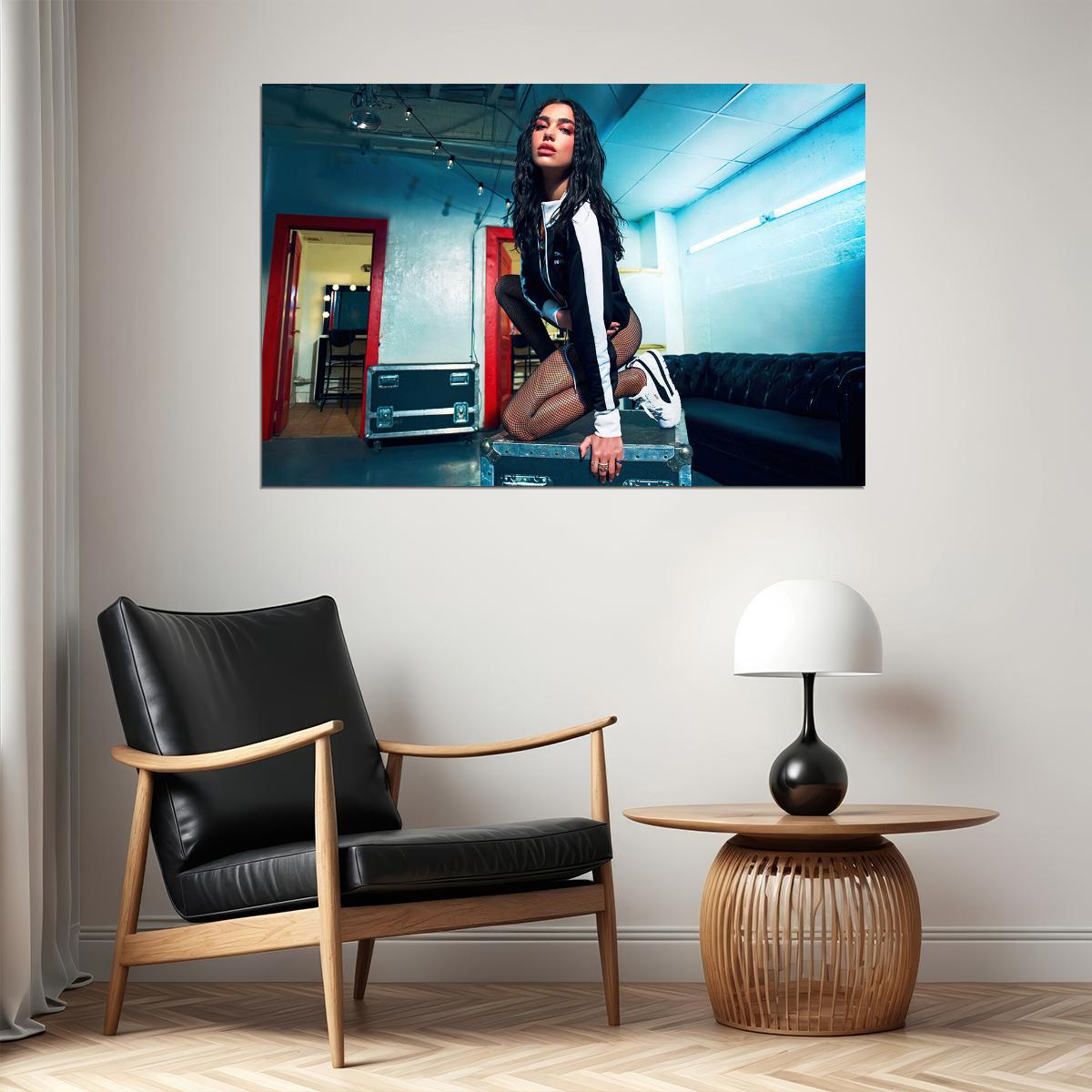 Dua Lipa British Albanian Singer Model Poster Wall Art Print Home Wall Decor