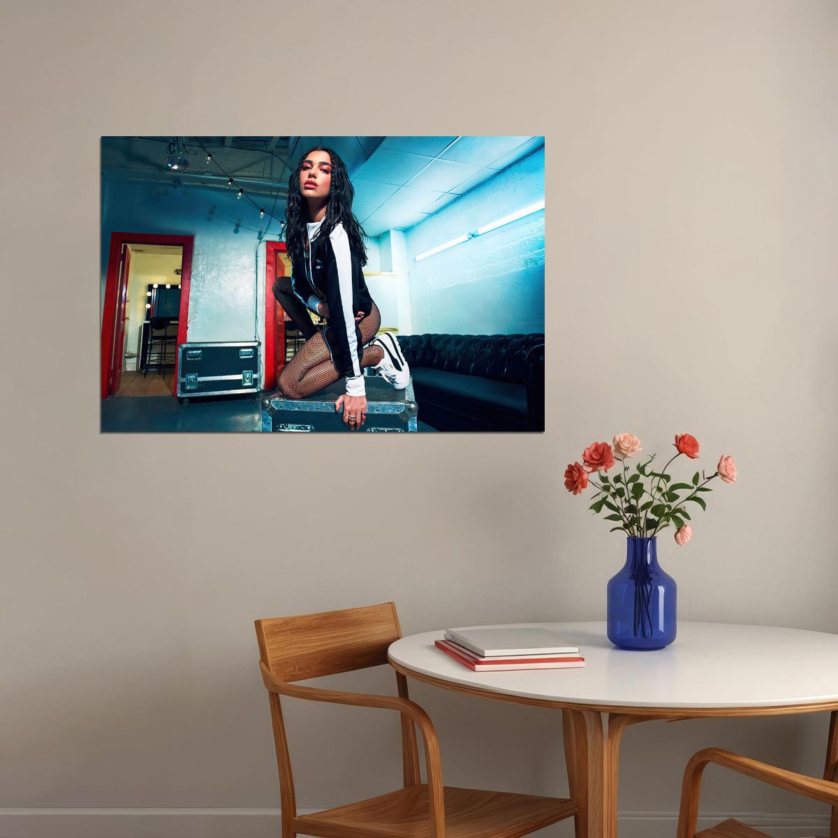 Dua Lipa British Albanian Singer Model Poster Wall Art Print Home Wall Decor