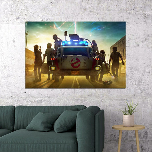 Ghostbusters Afterlife Movie Adventure Comedy Fantasy Poster Wall Art Print Home Wall Decor - xonomax