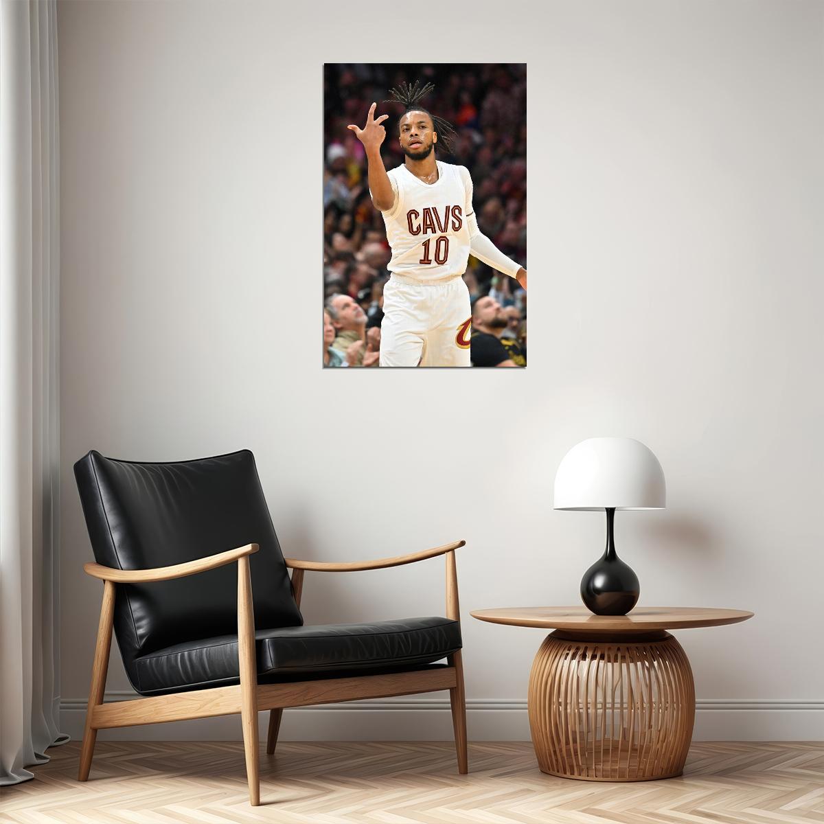 Darius Garland Cleveland Cavaliers Basketball Team Match Poster Wall Art Print Home Wall Decor