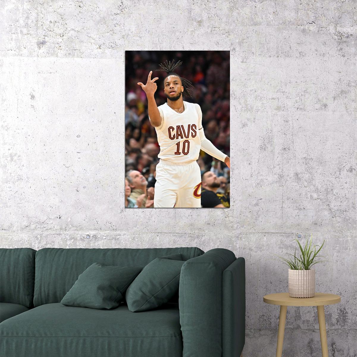 Darius Garland Cleveland Cavaliers Basketball Team Match Poster Wall Art Print Home Wall Decor