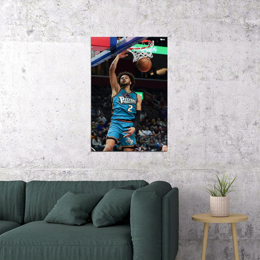 Cade Cunningham Basketball Team Match Detroit Pistons Poster Wall Art Print Home Wall Decor - xonomax
