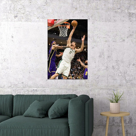 Brook Lopez American Basketball Milwaukee Bucks Team Poster Wall Art Print Home Wall Decor - xonomax