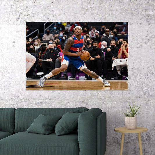 Bradley Beal Washington Wizards Basketball Team Player Poster Wall Art Print Home Wall Decor - xonomax