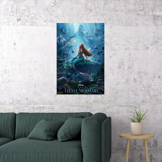 The Little Mermaid Movie Action Family Fantasy Poster Wall Art Print Home Wall Decor - xonomax