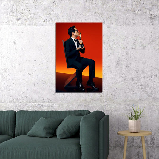 Ke Huy Quan 2023 Oscars Stunt Choreographer Poster Wall Art Print Home Wall Decor - xonomax