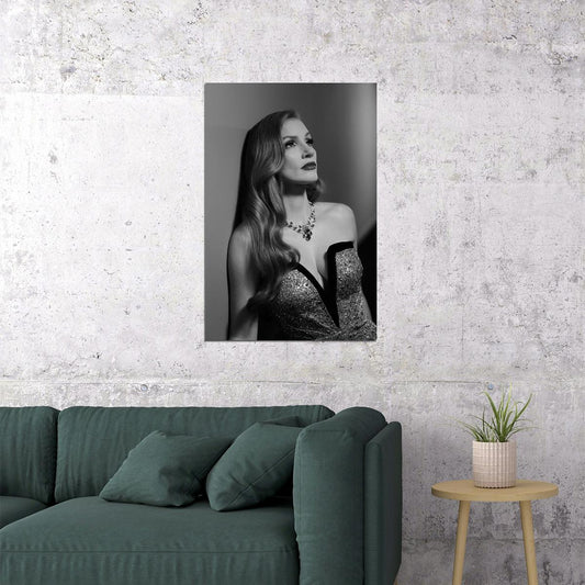 Jessica Chastain American Actor And Movie Producer Poster Wall Art Print Home Wall Decor - xonomax