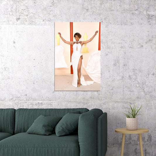 Halle Berry American Actress Former Model Poster Wall Art Print Home Wall Decor - xonomax