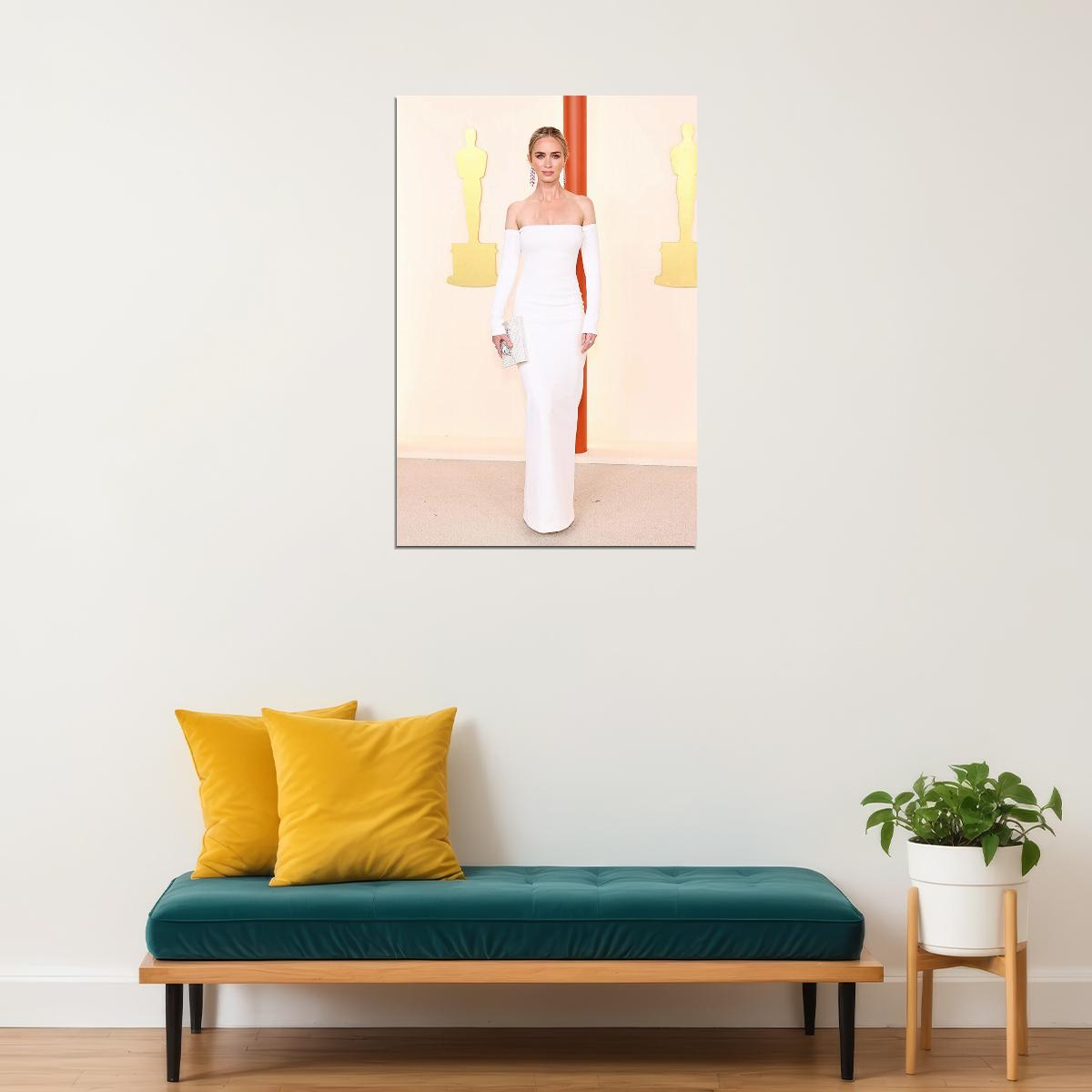 Emily Blunt Oscars 2023 British Actor Poster Wall Art Print Home Wall Decor - xonomax