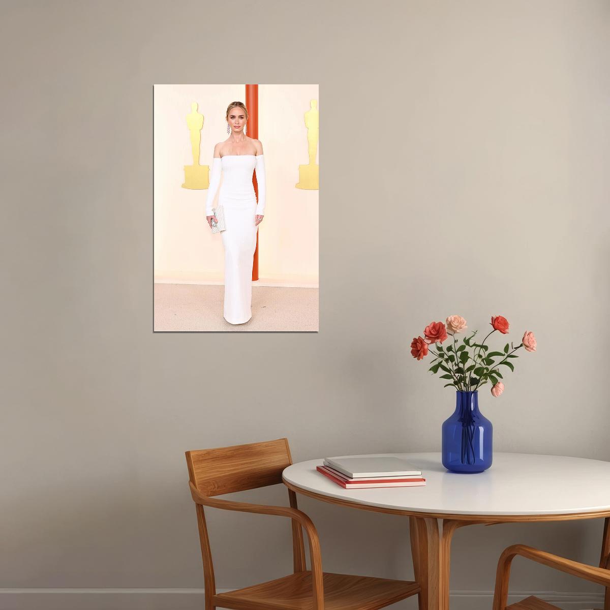 Emily Blunt Oscars 2023 British Actor Poster Wall Art Print Home Wall Decor - xonomax