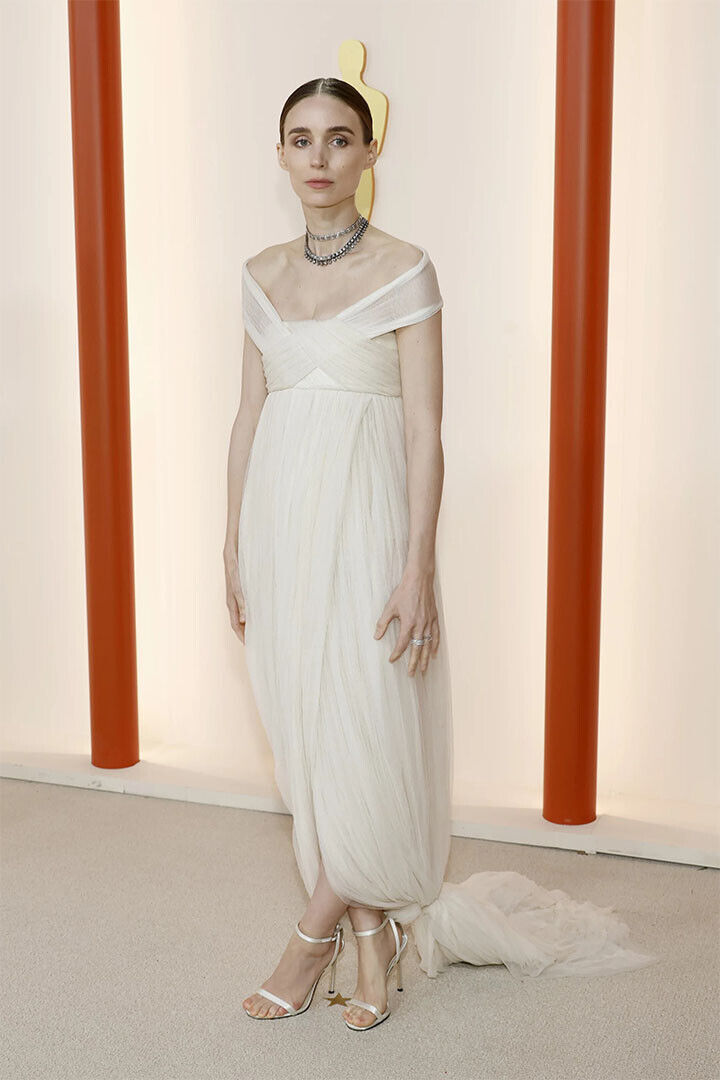 Rooney Mara Posing Oscars 2023 American Actress Poster Wall Art Print Home Wall Decor