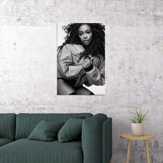 Sza Star American Rap Music Singer Poster Wall Art Print Home Wall Decor - xonomax
