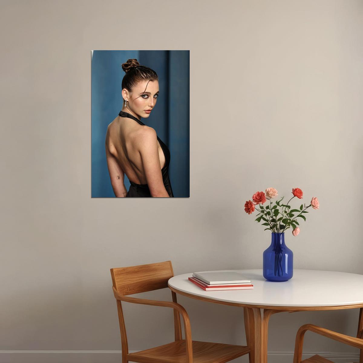 Emma Chamberlain American Internet Personality Poster Wall Art Print Home Wall Decor - xonomax