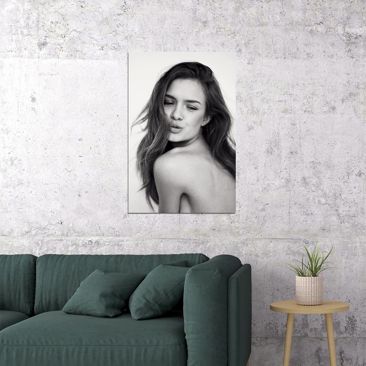 Danish Attractive Supermodel Josephine Skriver Poster Wall Art Print Home Wall Decor