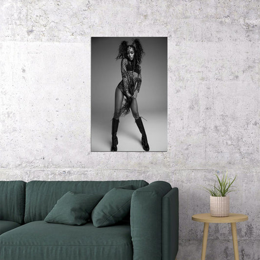 Laura Harrier Attractive Artist Model And Actress Poster Wall Art Print Home Wall Decor - xonomax