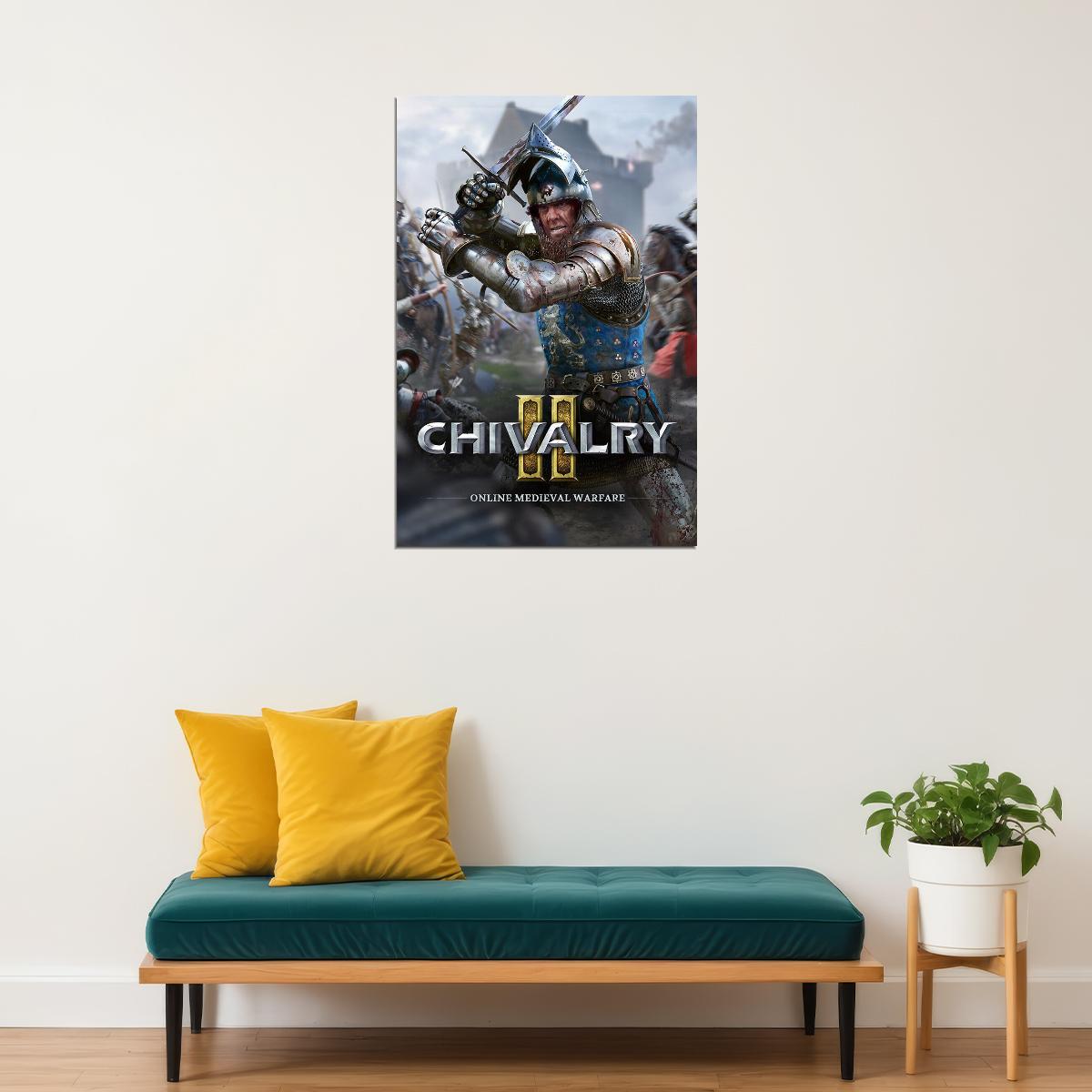 Chivalry 2 Action Video Games Adventure Multiplayer Poster Wall Art Print Home Wall Decor