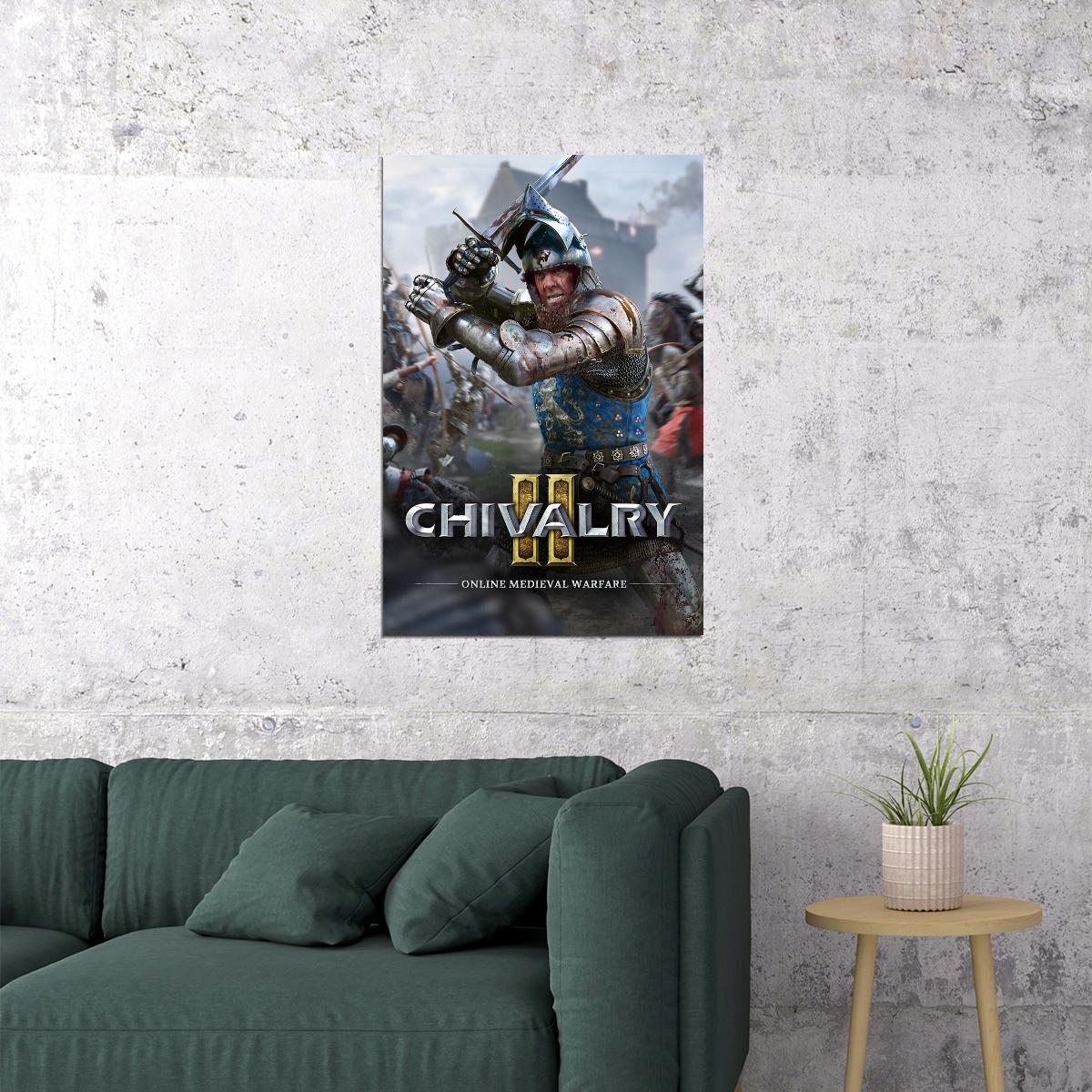 Chivalry 2 Action Video Games Adventure Multiplayer Poster Wall Art Print Home Wall Decor