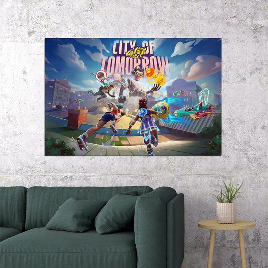 Knockout City Action Video Games Adventure Poster Wall Art Print Home Wall Decor - xonomax