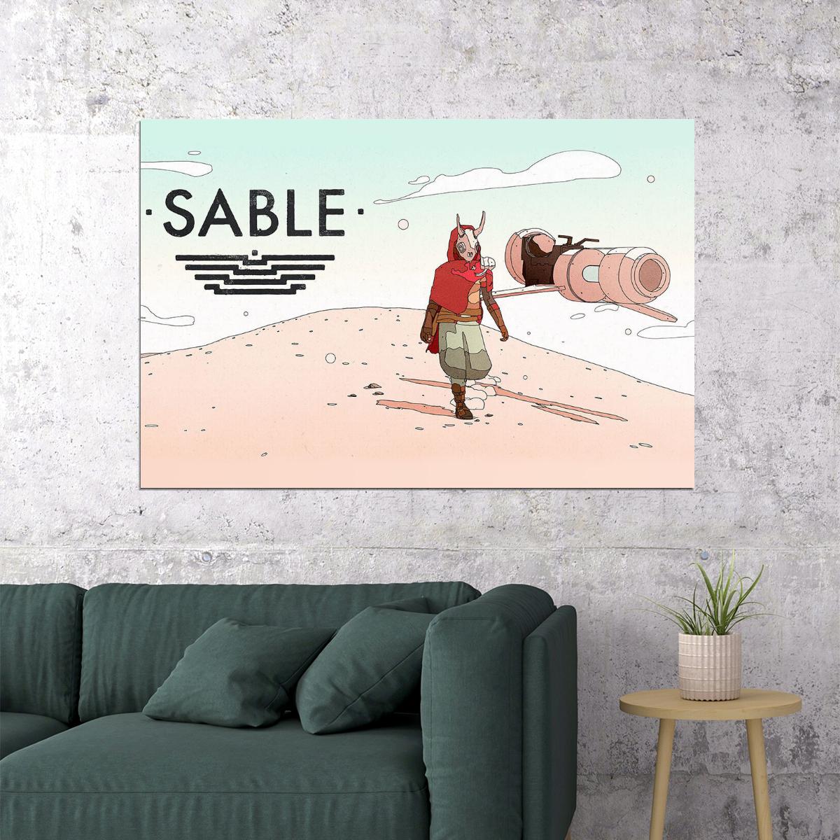 Sable Video Games Single Player Action Poster Wall Art Print Home Wall Decor