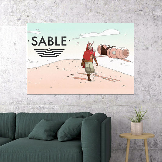 Sable Video Games Single Player Action Poster Wall Art Print Home Wall Decor - xonomax