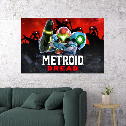 Metroid Dread Video Games Action Single player Poster Wall Art Print Home Wall Decor - xonomax