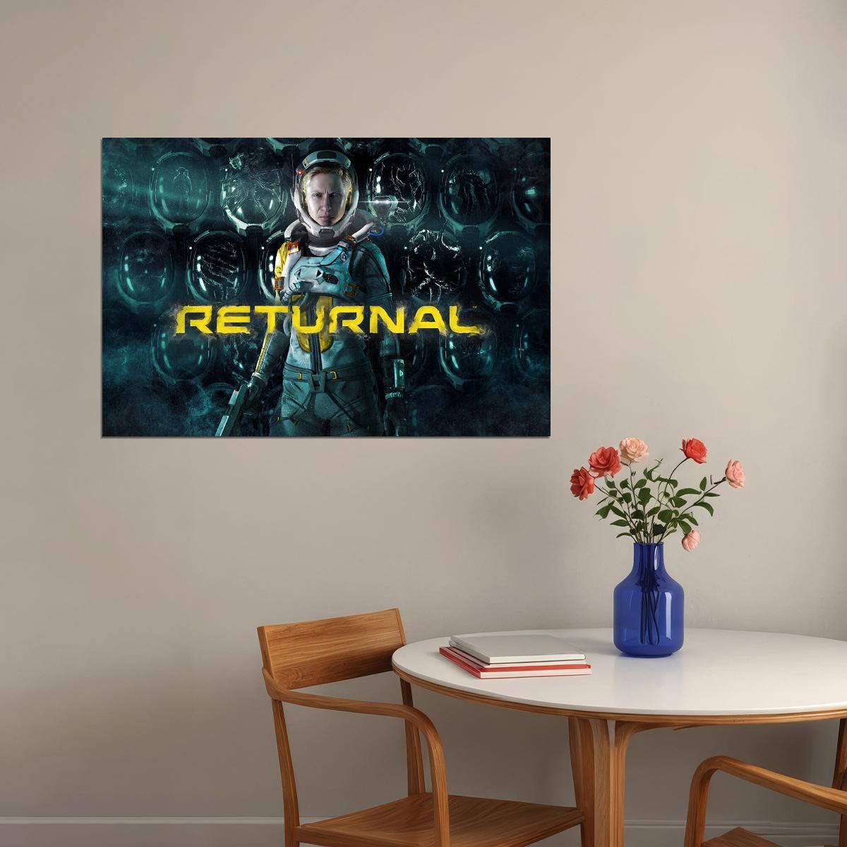 Returnal Video Games Third Party Action Poster Wall Art Print Home Wall Decor