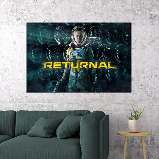 Returnal Video Games Third Party Action Poster Wall Art Print Home Wall Decor - xonomax