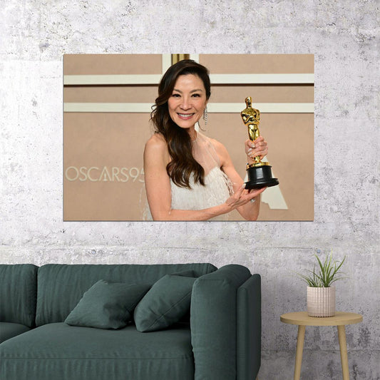 Michelle Yeoh Famous Malaysian Movie Actor Dance Poster Wall Art Print Home Wall Decor - xonomax