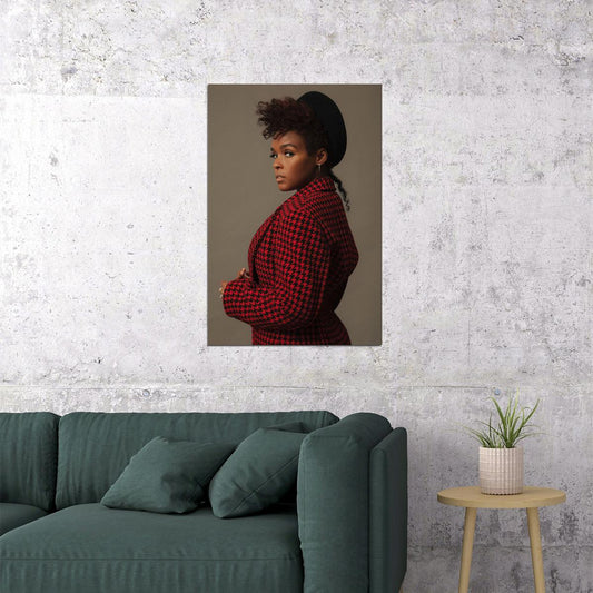 Janelle Monae Famous American Singer Actor Poster Wall Art Print Home Wall Decor - xonomax