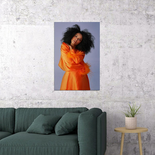 Kat Graham Famous Movie Actor Singer Beauty Poster Wall Art Print Home Wall Decor - xonomax