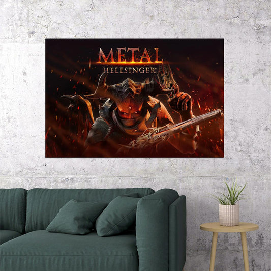Metal: Hellsinger Video Games First Marksmanship Poster Wall Art Print Home Wall Decor - xonomax