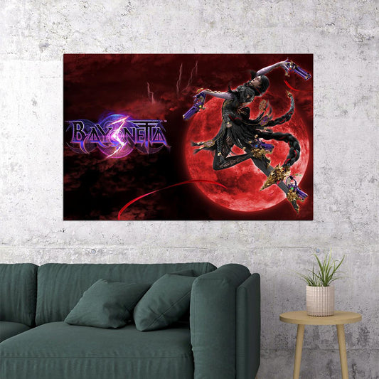 Bayonetta 3 Video Games Action Wizard Poster Wall Art Print Home Wall Decor - xonomax