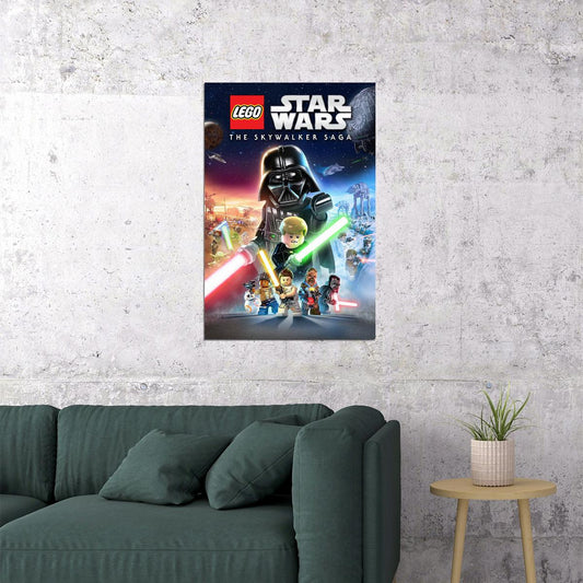Star Wars: The Skywalker Saga Video Games Action Gaming Poster Wall Art Print Home Wall Decor - xonomax