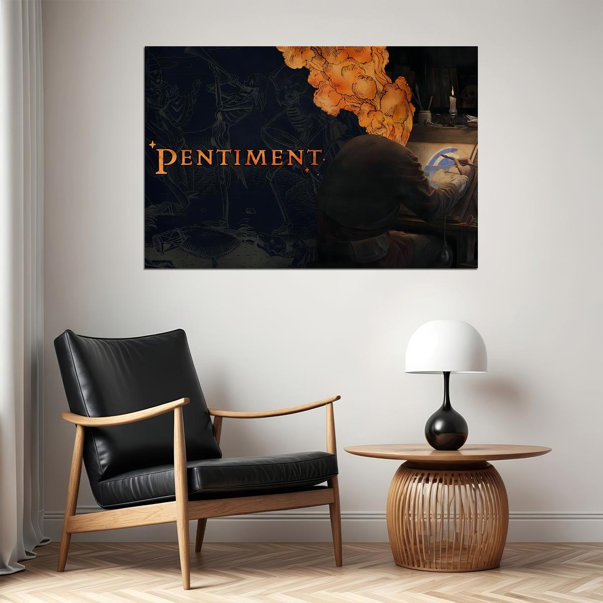 Pentiment Video Game Action Role Playing Poster Wall Art Print Home Wall Decor