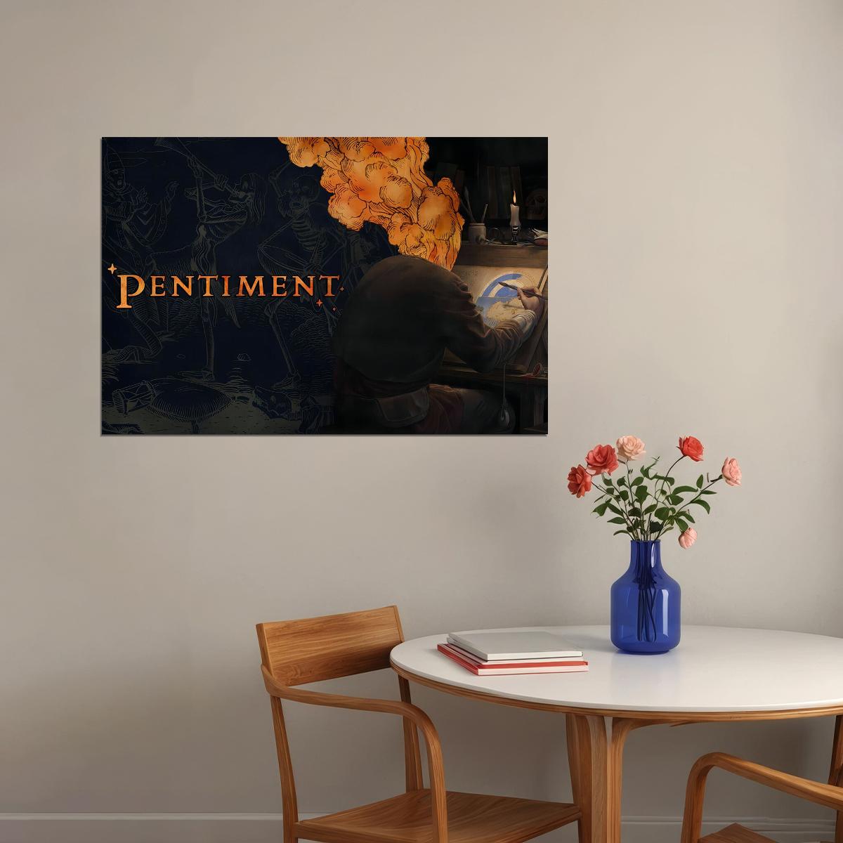 Pentiment Video Game Action Role Playing Poster Wall Art Print Home Wall Decor