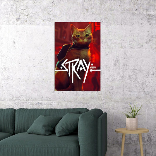 Stray Video Gaming Action Horror Poster Wall Art Print Home Wall Decor - xonomax