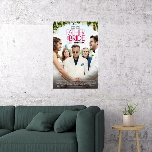 Father Of The Bride Romance Comedy Movie Poster Wall Art Print Home Wall Decor - xonomax