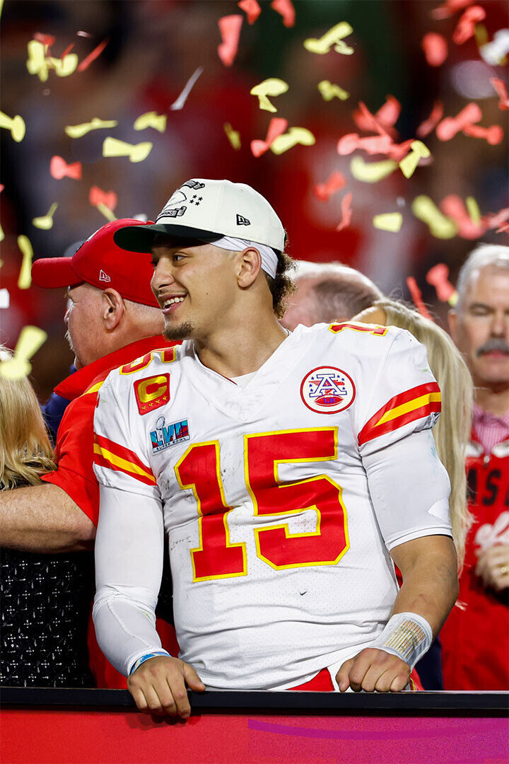 Patrick Mahomes American Footballer Kansas City Chiefs Poster Wall Art Print Home Wall Decor