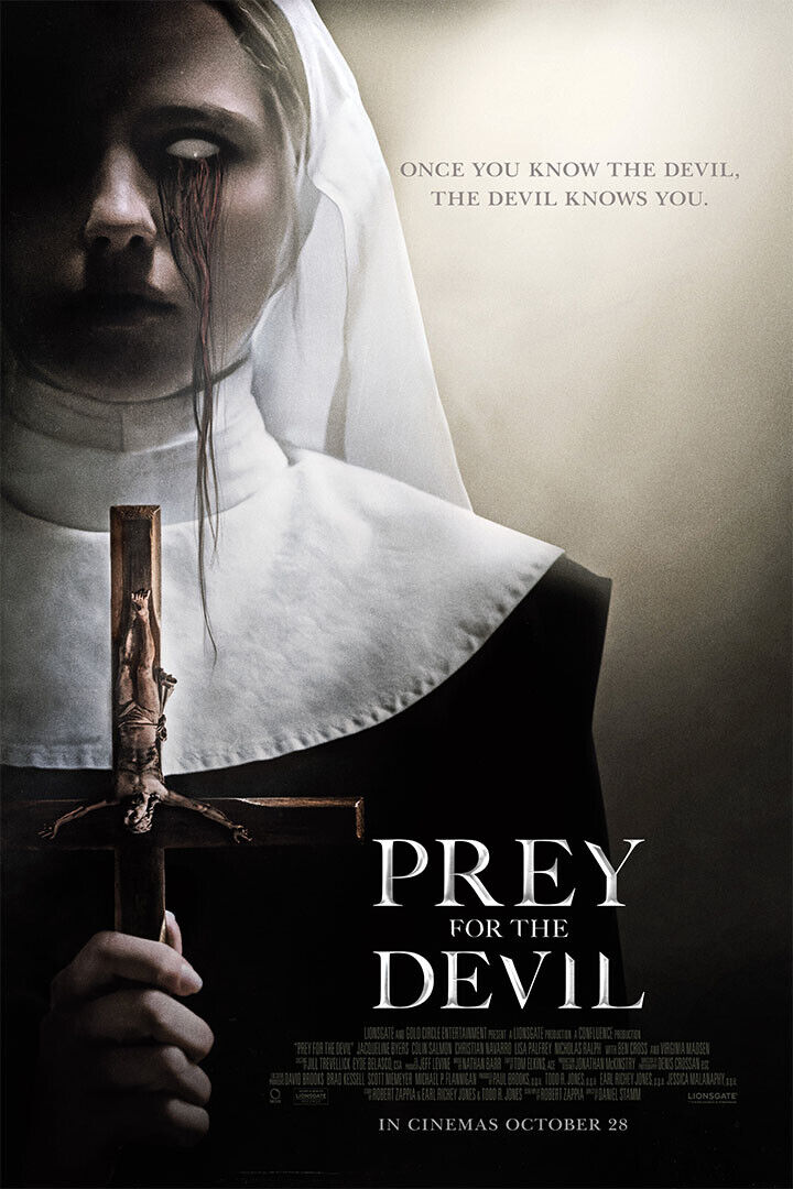 Prey For The Devil American Supernatural Horror Movie 2022 Poster Wall Art Print Home Wall Decor - xonomax