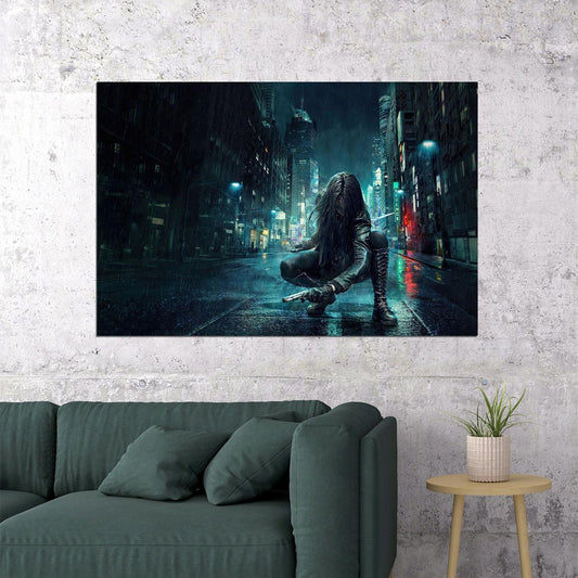 Badass Assassin The Villainess Movie Action Thriller Poster Wall Art Print Home Wall Decor - xonomax