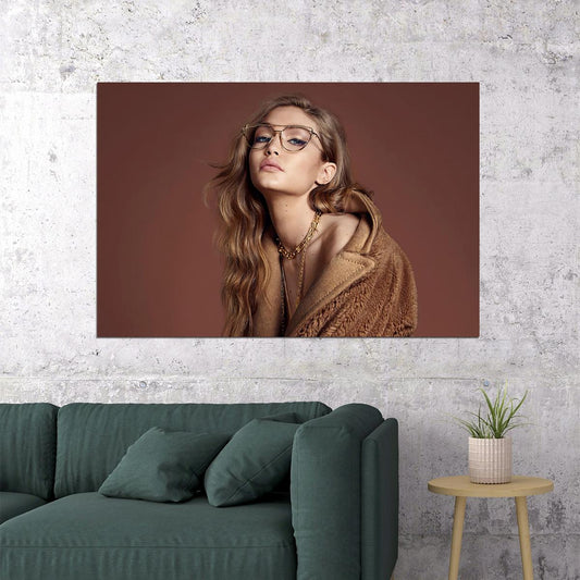 Gigi Hadid Attractive Model Fashion Artist Poster Wall Art Print Home Wall Decor - xonomax