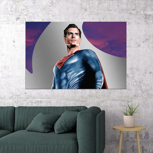 Superman Movie Action Henry Cavill Man Of Steel Poster Wall Art Print Home Wall Decor - xonomax