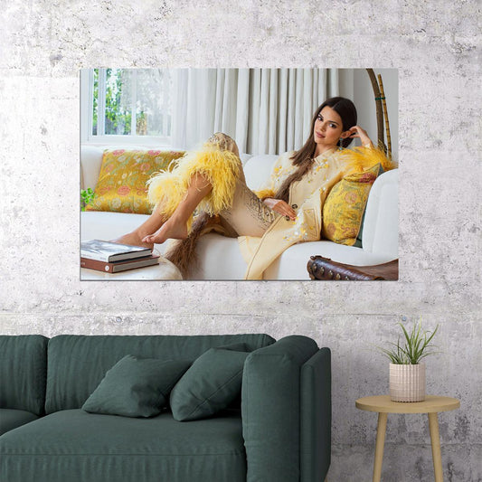 Kendall Jenner Fashion Beautiful Television Personality Poster Wall Art Print Home Wall Decor - xonomax