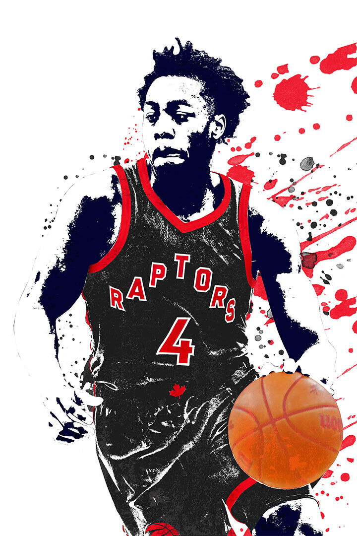 Scottie Barnes American Basketball Toronto Raptors Match Poster Wall Art Print Home Wall Decor