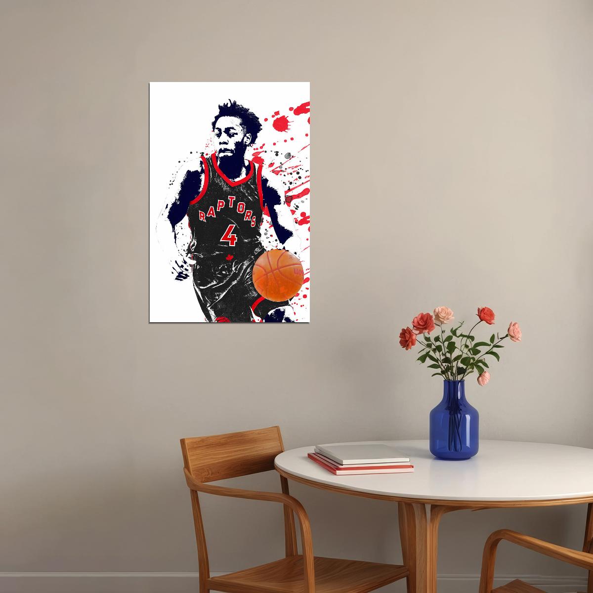 Scottie Barnes American Basketball Toronto Raptors Match Poster Wall Art Print Home Wall Decor