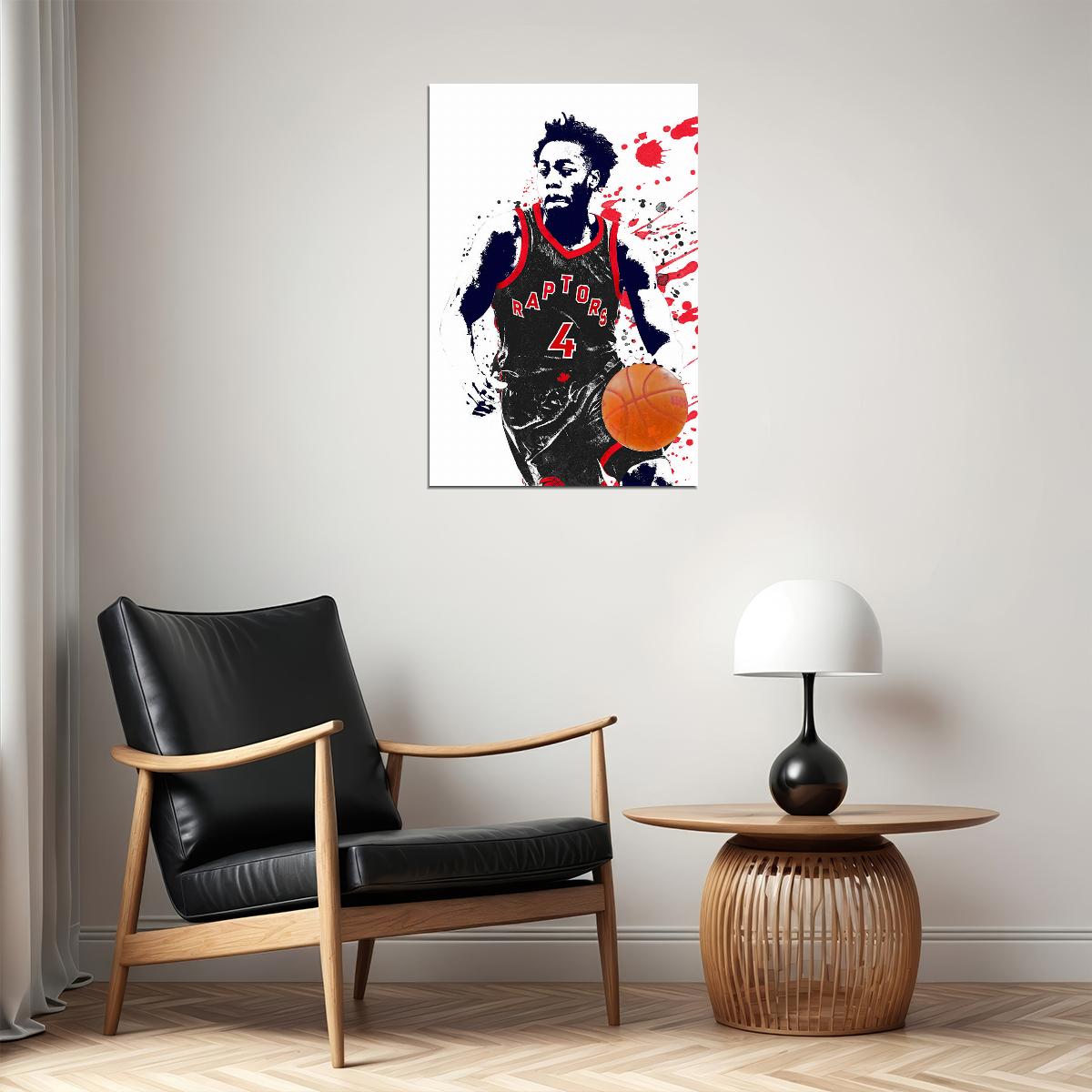 Scottie Barnes American Basketball Toronto Raptors Match Poster Wall Art Print Home Wall Decor