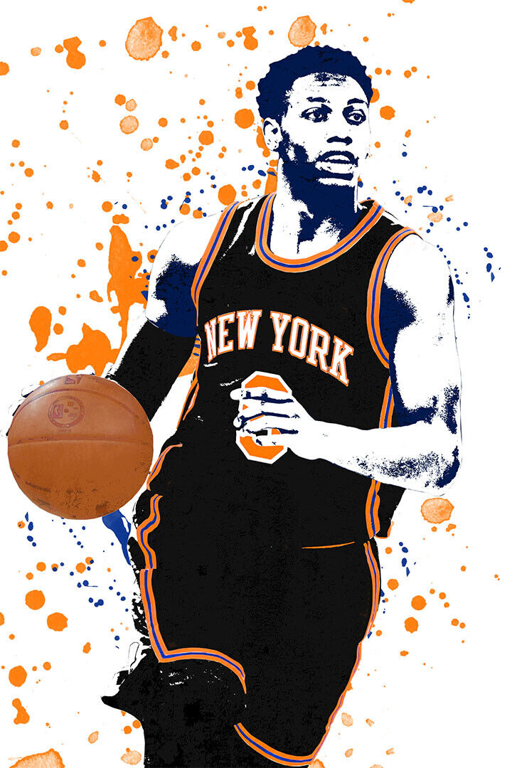 Rj Barrett Canadian Basketball New York Knicks Team Poster Wall Art Print Home Wall Decor